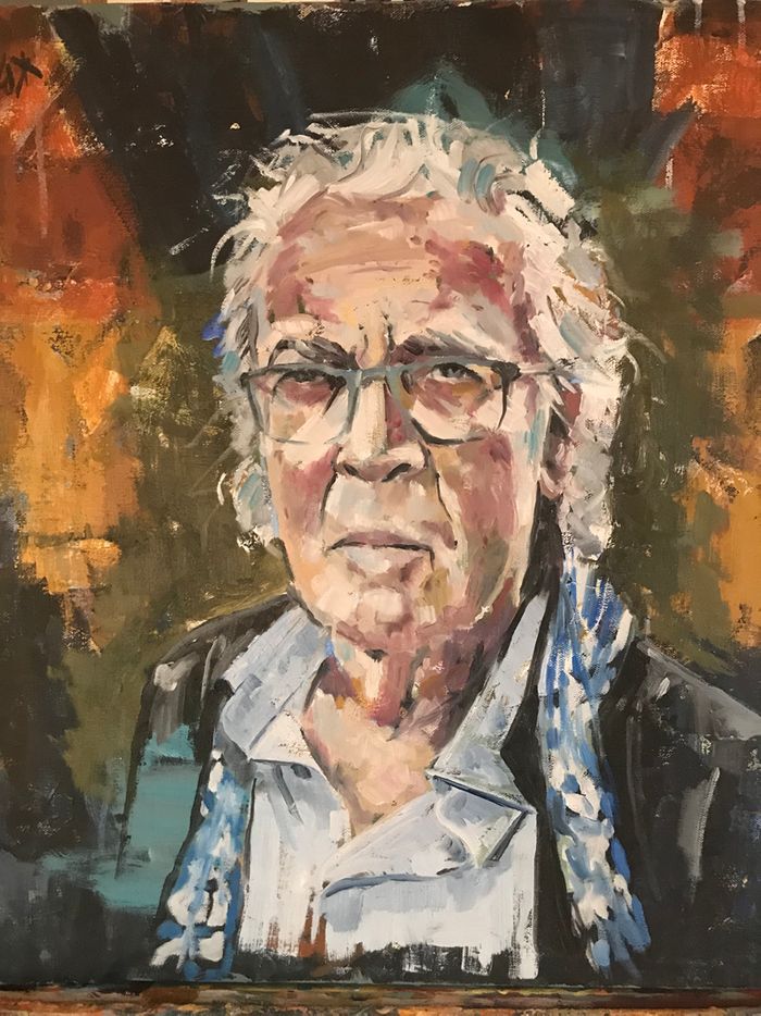 Jørgen Leth.
Olie 50 x 60 cm