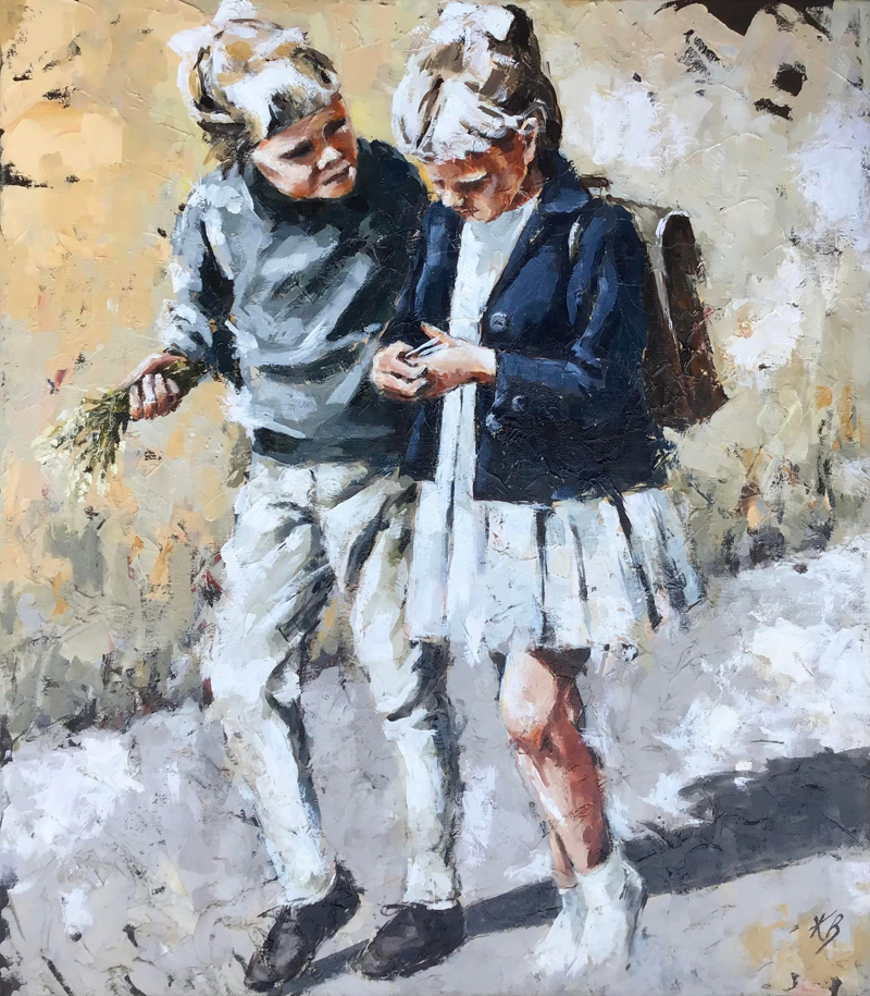 Hjem fra skole